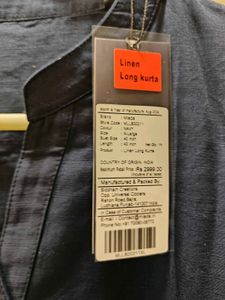 Dark Blue Kurta with tag xl