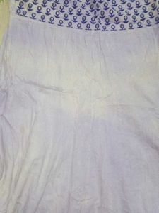Beautiful white Anarkali Gown