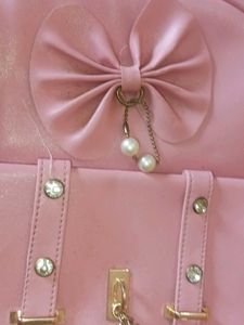 Cute Pink Bow Backpack