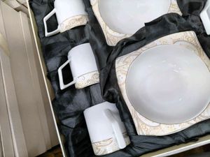 Elegant Tea &amp; Coffee Cup Set with Saucers