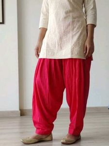 Vibrant Pink Patiala Salwar
