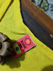 Bright Yellow Sleeveless Tank Top