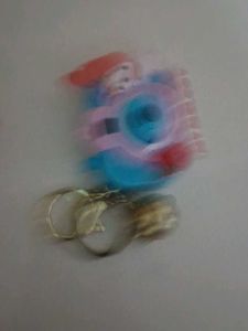 Cute My Melody Camera Keychain with Bell