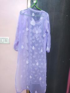 Chikankari kurti With Inner