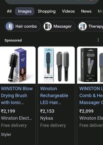2 Winston Led Therapy Combs