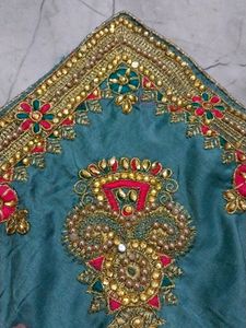 Mysore Silk Saree ||Hand Work Pearl&Kundan