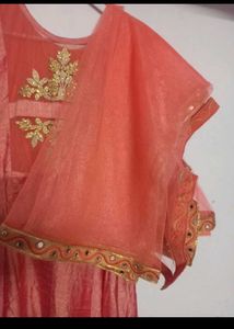 New Peach 🍑 Ethnic Gown..