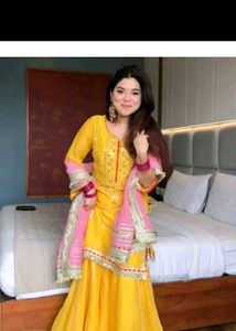 Beautiful Yellow Kurta Set with Dupatta