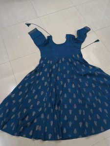 Elegant Teal Printed Kurta