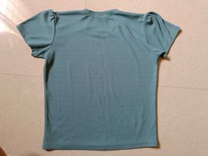 Puff Sleeve Graphic Tee