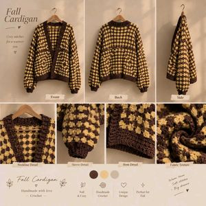Handmade Crochet fall Cardigan 🍁🍂
