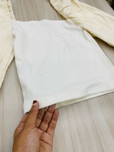 Chic Cream Puff Sleeve Top