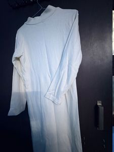 White Long Sleeve Dress