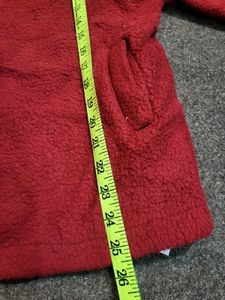 Cozy Red Fleece Jacket