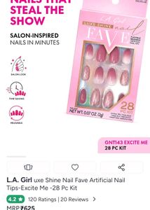Ombre Press-On Nails with File