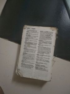 Animal Farm book,file, cover and dictionary.