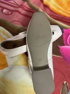 Chic White Mary Jane Flats