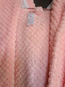Soft Pink Plush Robe