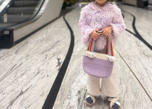 Cute Kids' Boho Rainbow Fringe Bag