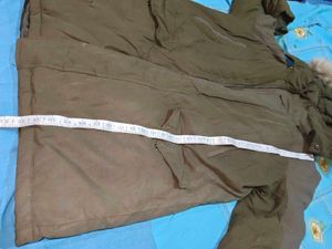 Olive Green Fur Hooded Winter Parka