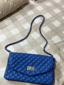 Blue Shoulder/sling Bag