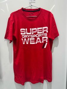 Men's Red Graphic T-Shirt