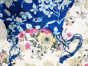 Blue Floral Summer Dress