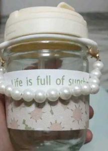 Cute 'Life is Full of Sunshine' Glass Coffee Mug
