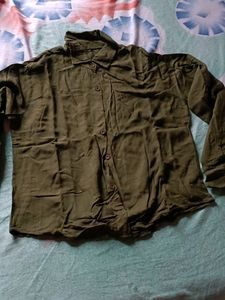 Colour - Olive Green, Fabric - Pure Rayon , Size -M ,