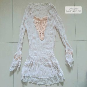 🌸 Chic Y2K Inspired Ice Pink Long Top