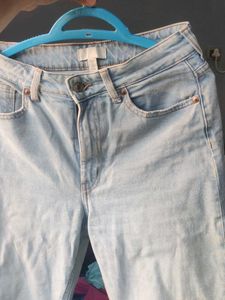H&amp;M Light Wash Mom Jeans