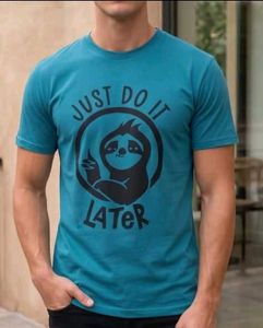 Teal "Just Do It" Graphic Tee shirt (RH)