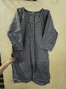 Classic Checkered Kurta
