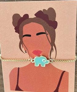 Cute Elephant Handmade Charm Bracelet