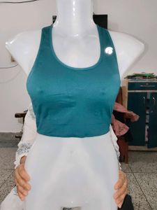 Teal green Sports Bra