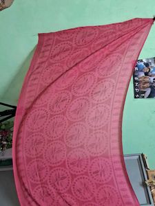 Pretty Pink Printed Scarf