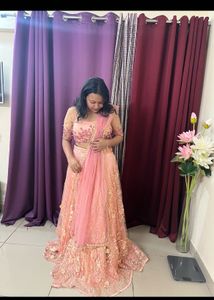 wedding ready Heavy lehnga hand enbroidred