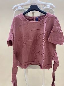Mauve Relaxed Fit Top