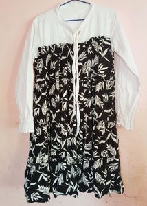 Floral Tiered Mini Dress