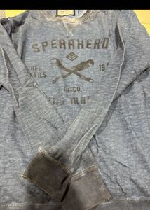 Flying Machine Grey Graphic Sweatshirt