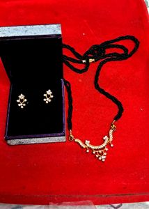 Elegant Mangalsutra &amp; Earring Set💃💃