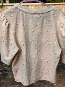 Cute Floral Print crop Top
