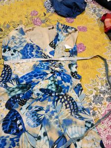 Beautiful Butterfly Print Dress
