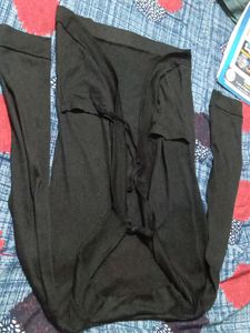 Black Tie-Front Cardigan