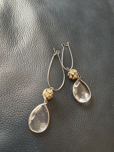Silver Coloured Casual Earrings 4 Pairs