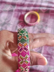 Vibrant Beaded Bangles