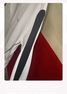 Men's White &amp; Black Track Jacket