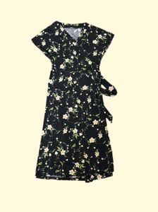 Floral Wrap Dress