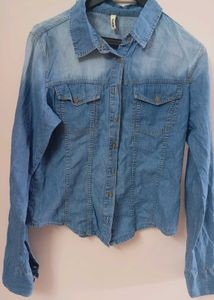 Stylish Blue Denim Shirt