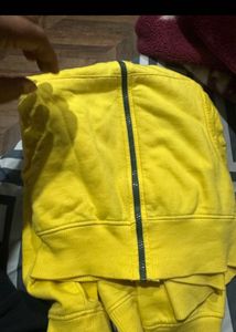 Benetton Yellow Zip-Up Jacket